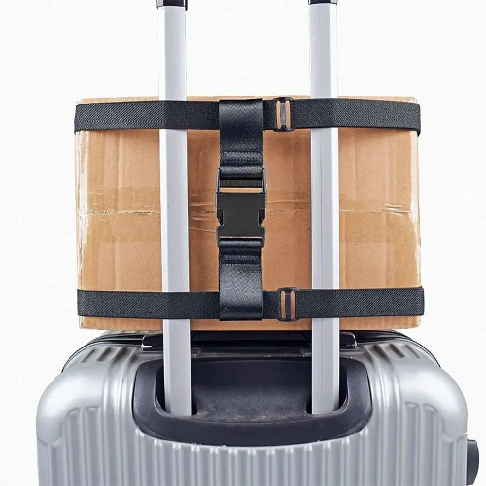 Cinturón de encuadernación antipérdida, correa cruzada, accesorios para maletas de viaje, cinturón de embalaje, hebilla de equipaje, cinturones de equipaje