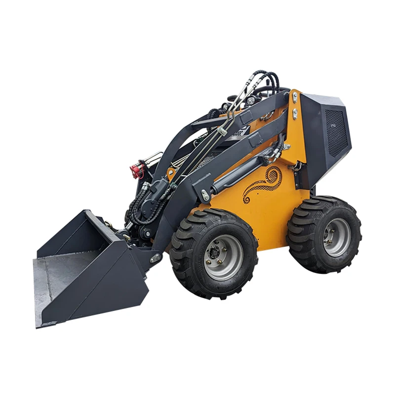 Customized low-priced skid steer loader S460 crawler loader construction machinery wheeled small skid steer loader small diesel