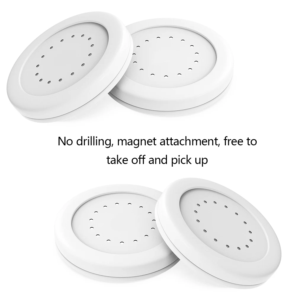 Magnetic Hooks Wall Mount Strong Magnet Remote Control Invisible Holder Fridge Sticker Home Organizer Hook No Punching Required