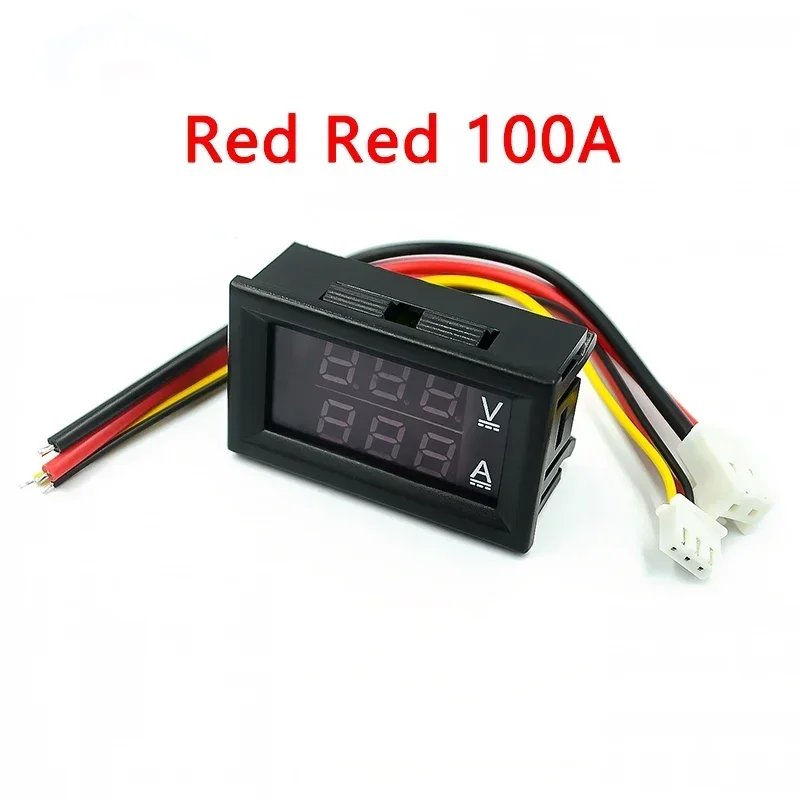DC 0-100V 10A 100A LED Digital Voltmeter Amperemeter Dual Display Spannung Detektor Strom Meter DSN-VC288 Modul