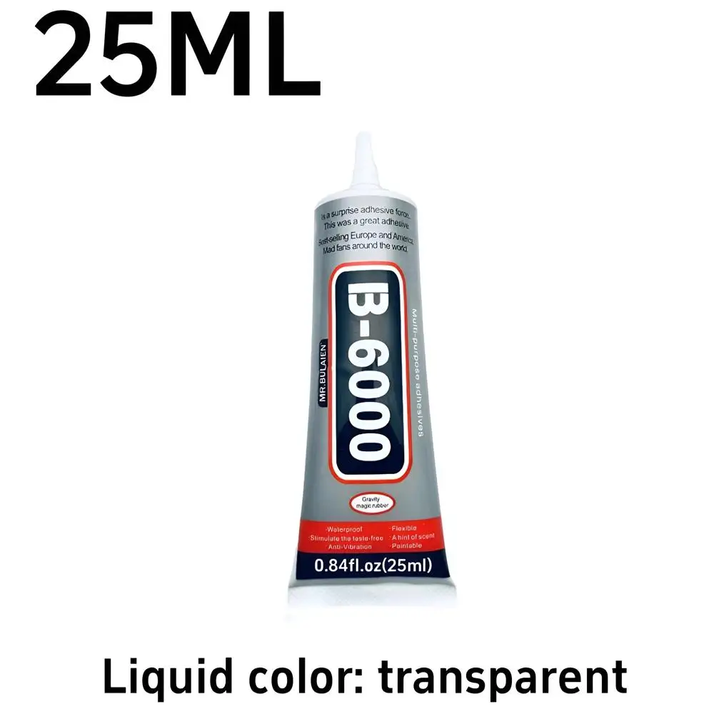 1pcs 15/25/110ML Bulaien B6000 Clear Contact Phone Repair Adhesive Multipurpose DIY Glue Precision Applicator Tip Upgrade B-6000