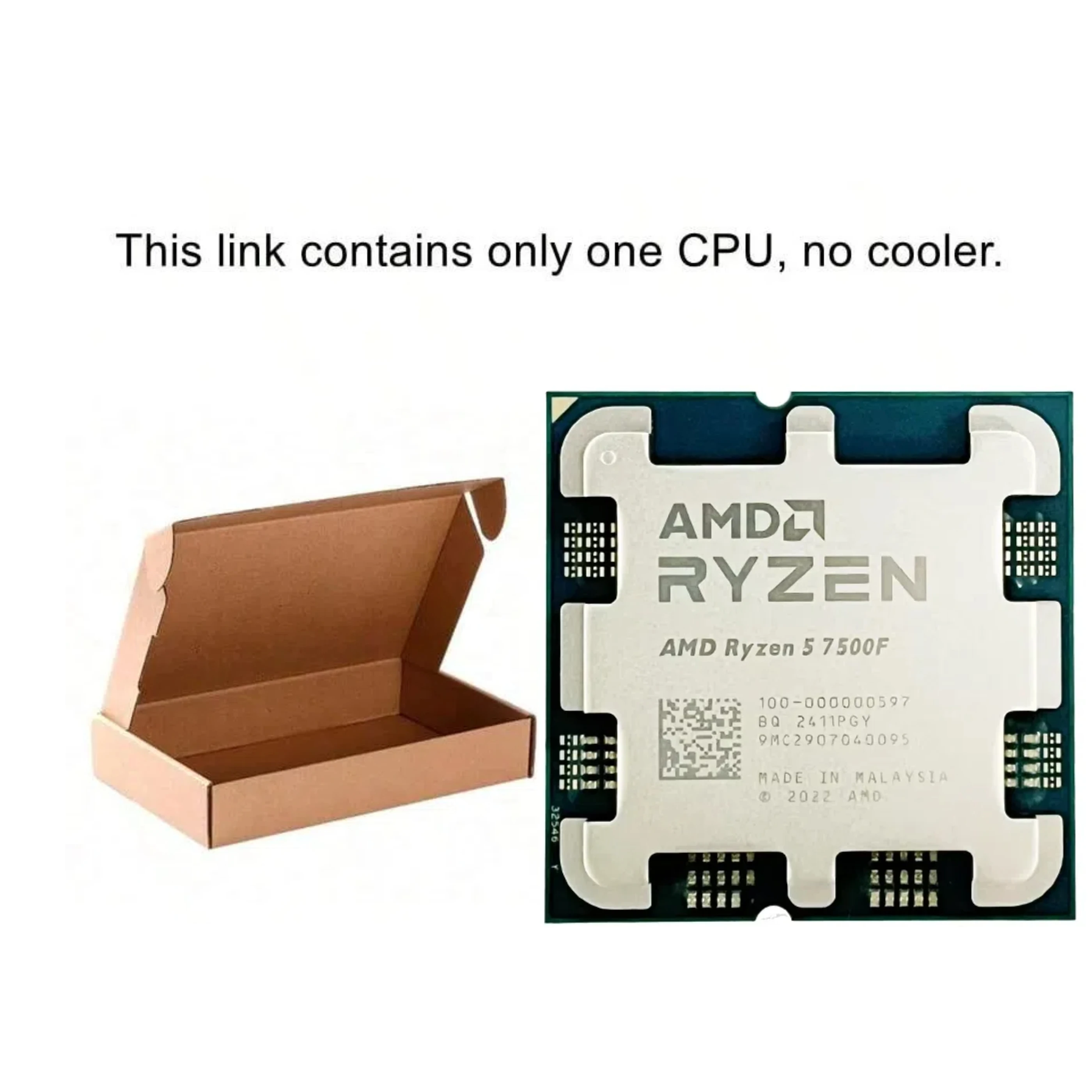 AMD Ryzen 5 R5 7500F 3.7GHz 6-Core 12-Thread CPU LGA AM5 Not brand new