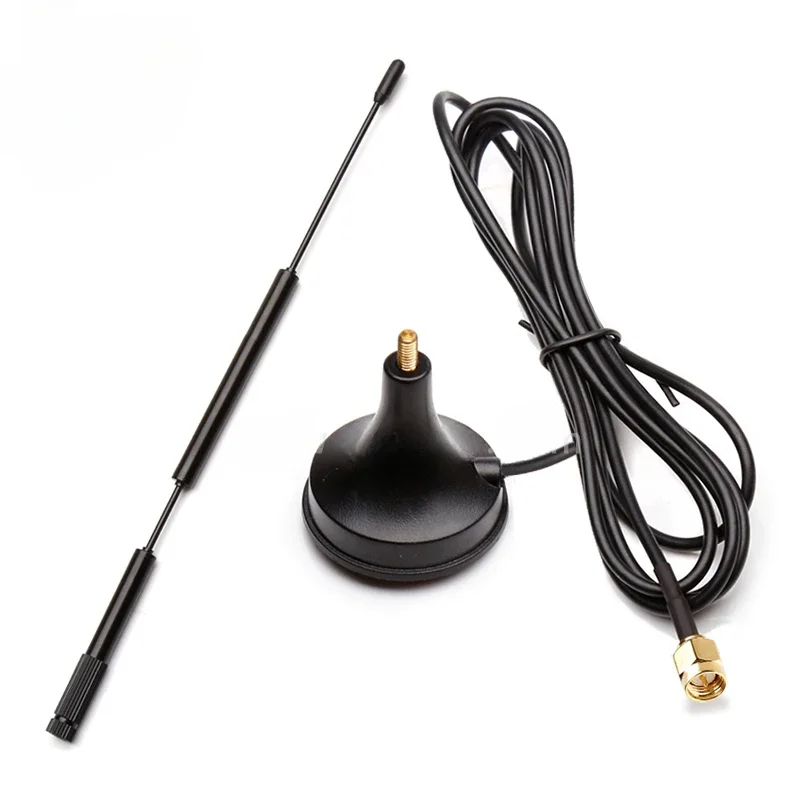 Antena LoRa de 12dBi, 433MHz, SMA macho, montaje magnético, Cables aéreos RG174 de 3M para amplificador de señal, módulo de transmisión de datos inalámbrico