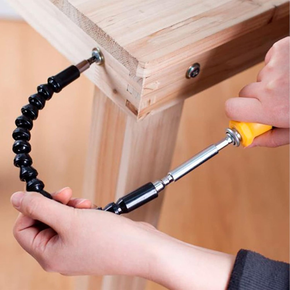 Hoekboorbevestiging Schroevendraaieradapter Flexibele as Verlenghouder Magnetische paalschacht Schroevendraaierset met snelle ontgrendeling