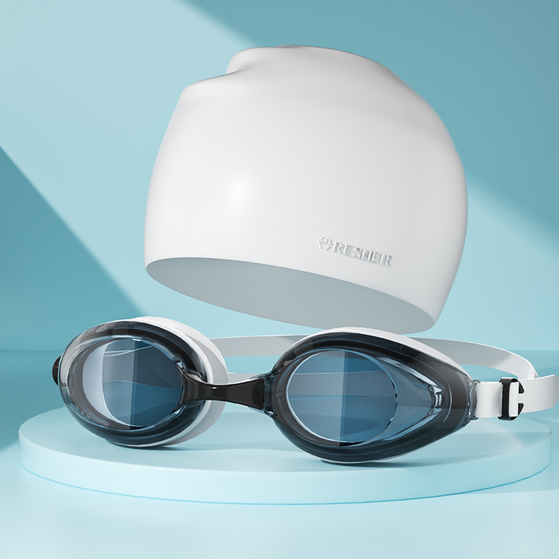 DIZETION Zwembril Unisex Professionele waterdichte anti-condens UV-bescherming Zwembril voor volwassenen Heren Dames