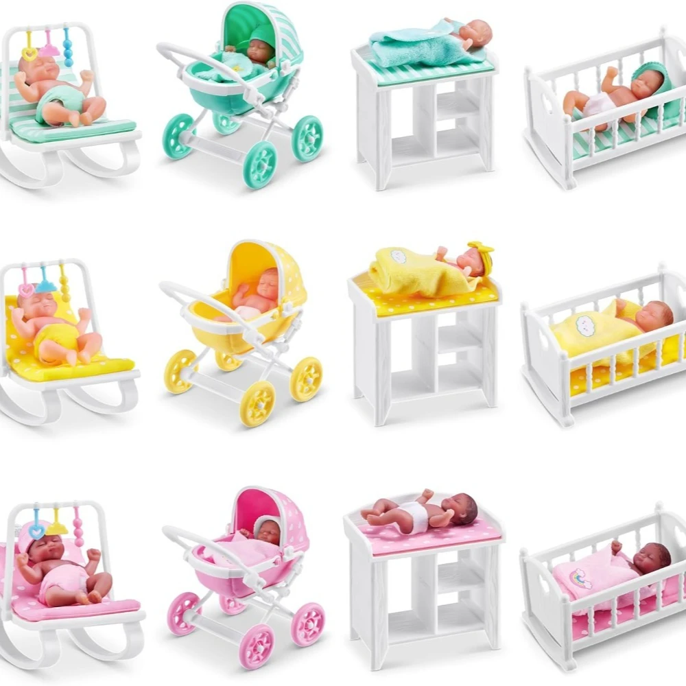 Meine Mini-Baby-Überraschungspuppe Zuru 5, Überraschungs-Mini-Marken-Spielzeug, süßes Geschenk, Miniatur-Spielzeug, Miniatur-Spielzeug, Mystery Blind Boxes, Babyspielzeug