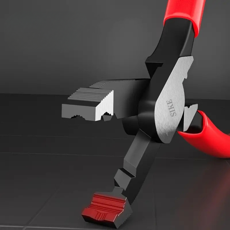 Alicate multi-desmontagem para remoção de ferrugem/antiderrapante/damação, chave de fenda, corte rápido e corte, friso, remoção de fio, nailer