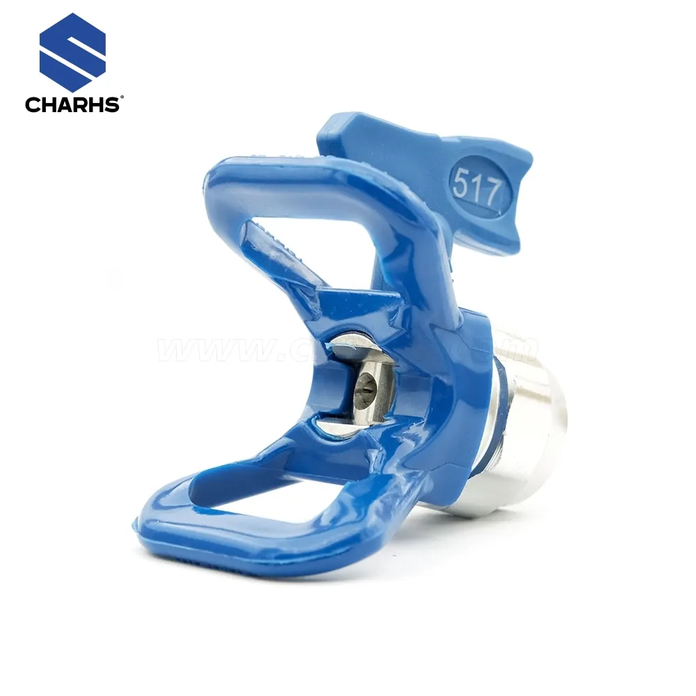 Airless Tip With 7/8" Guard 1-4 Series517 Nozzle Sprayer Airbrush For High Pressure Tip For Titan Wagner Airless Paint Spray Gun