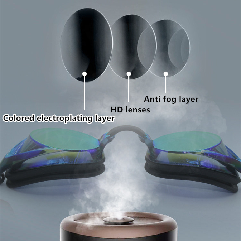 ARENA 水泳ゴーグル男性女性プロフェッショナル防曇 UV 保護眼鏡防水漏れ防止調節可能なシリコンメガネ