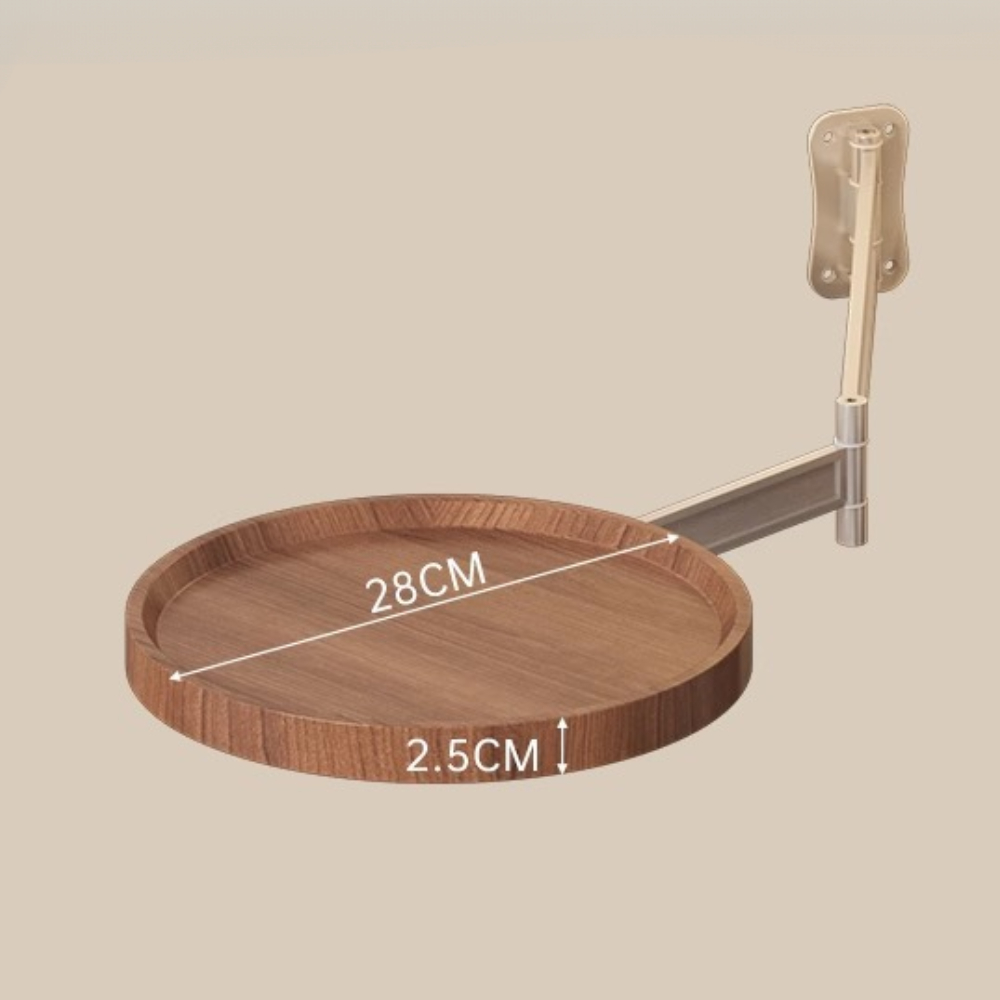 Mesa dobrável de parede, armários de armazenamento de cabeceira, prateleiras flutuantes multiuso para quarto, sala de estar, mesas de chá compactas