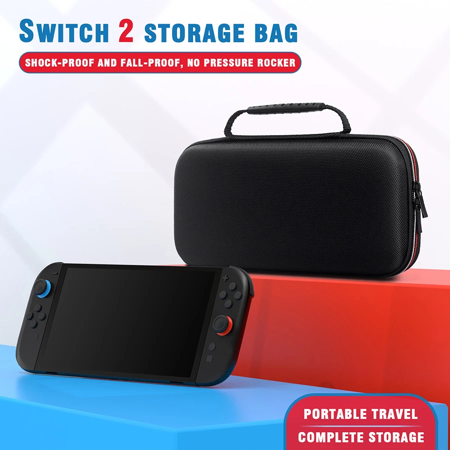 2025 Nueva bolsa protectora de almacenamiento para host Switch2, caja para consola de juegos, juego de protección anticaída de segunda generación, funda protectora para host