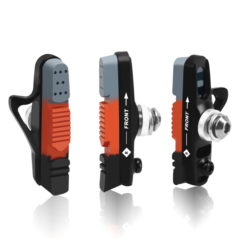 Pastillas de freno de bicicleta de carretera RIDERACE para llanta C freno CNC soporte de freno en V zapatos bloque de goma accesorios de ciclismo duraderos