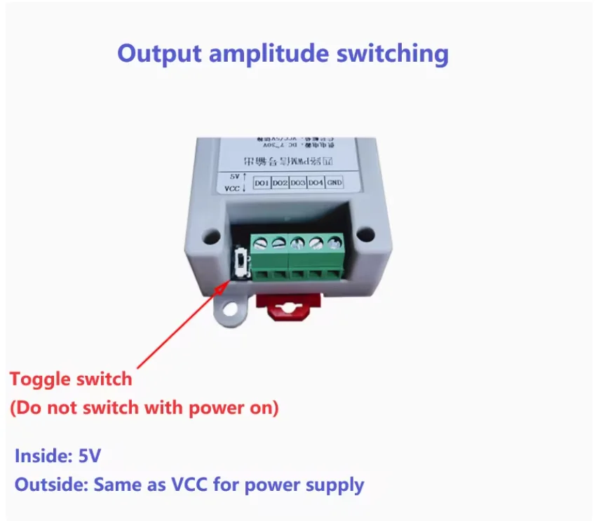 RS485 para PWM saída de sinal frequência de pulso ciclo de trabalho velocidade ajustável passo servo sem escova onda quadrada modbus