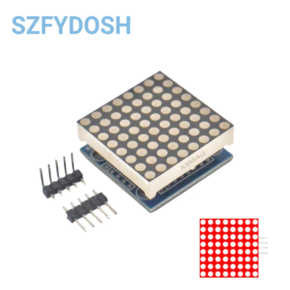 MAX7219 Dot Matrix Module Microcontroller Module Display Module Finished For Arduino