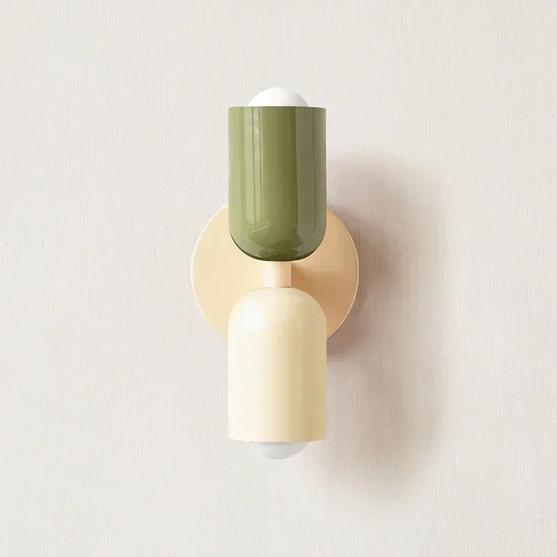 Bunte Nachttisch Wand leuchte nordischen Wohnzimmer Korridor Wand leuchte Kinderzimmer Macaron Home Innendekoration Lampe