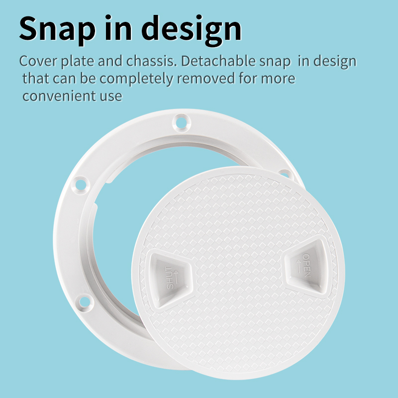 ラウンド検査トラクションデッキカバー、滑り止め、耐久性、カヤック、オーシャンヨット、アウトドアアクティビティ、4インチに適しています