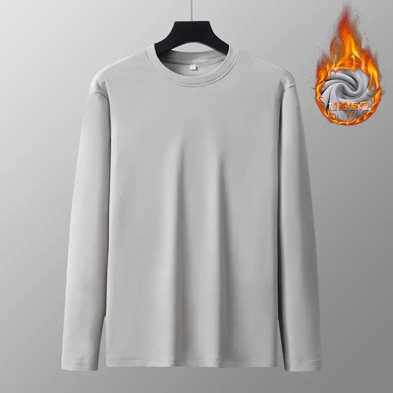 ผู้ชายฤดูหนาวเสื้อกันหนาว WARM เสื้อกันหนาวขนาดใหญ่ 85-150 กก PLUS ขนาด 3XL-8XL เสื้อแขนยาวเสื้อยืดเสื้อกีฬา