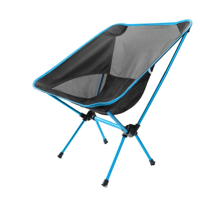 Portable Beach Moon Camping Chair Barbecue Self-Driving Alloy Folding Chair