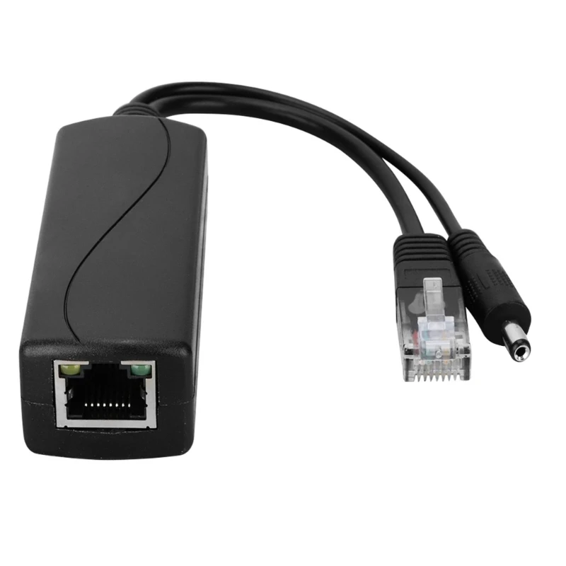 Divisor PoE 5V MicroUSB Power Over Ethernet 48V a 5V POE Splitter para cámara IP MicroUSB tipo C dc5.5 2,1 dc3.5 35