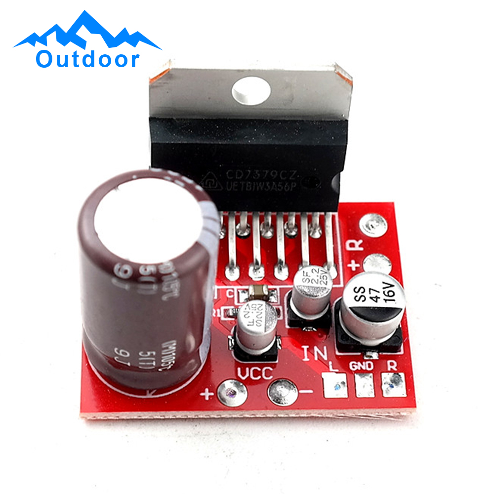 TDA7379 Плата усилителя мощности Модуль усилителя мощности постоянного тока Power Over TDA7377 TDA7297 Плата усилителя звука DC9V-17.5V 38+38W