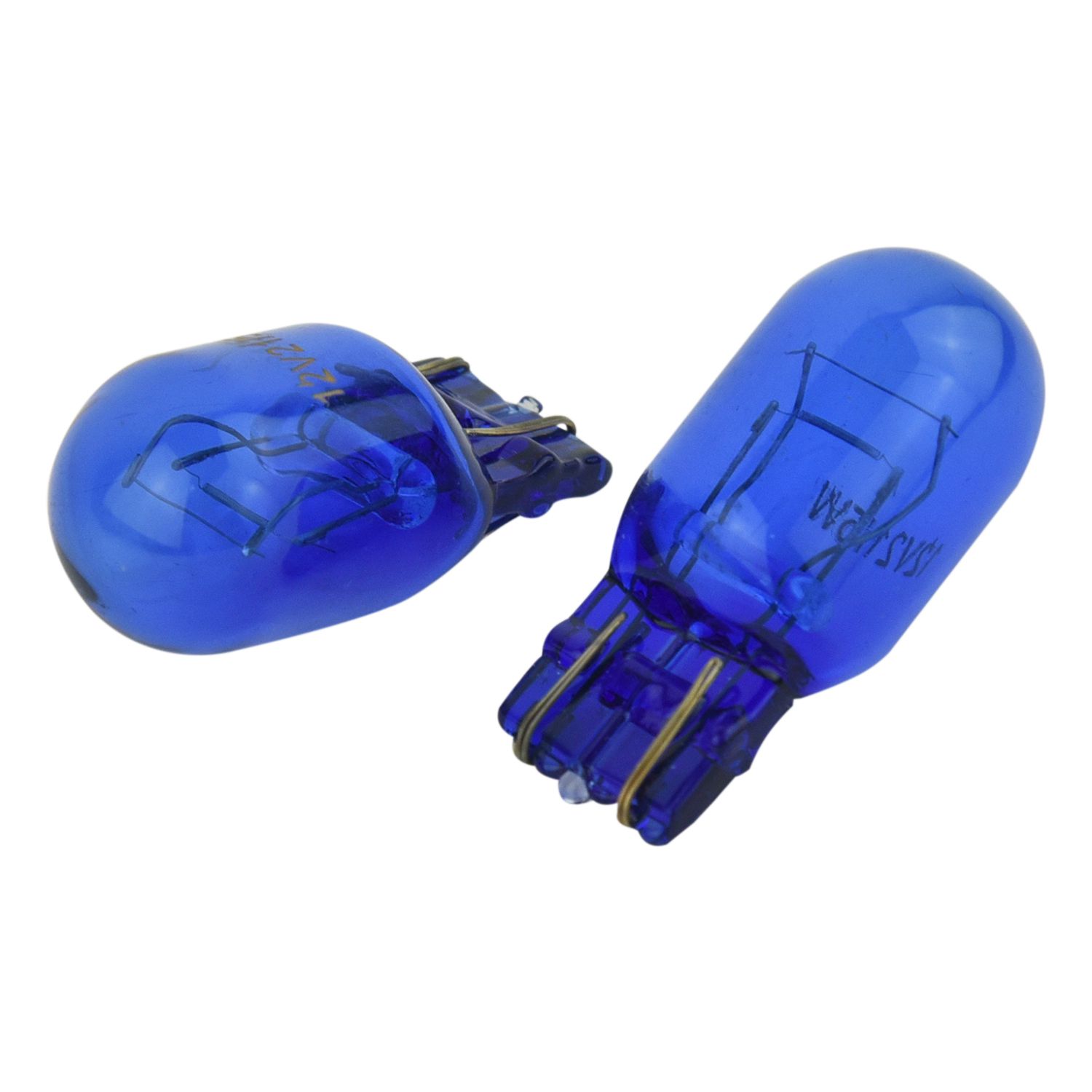 2 x W21 5W T20 580เส้นใยคู่7443ไฟซีนอน HID ขาวซุปเปอร์6000K