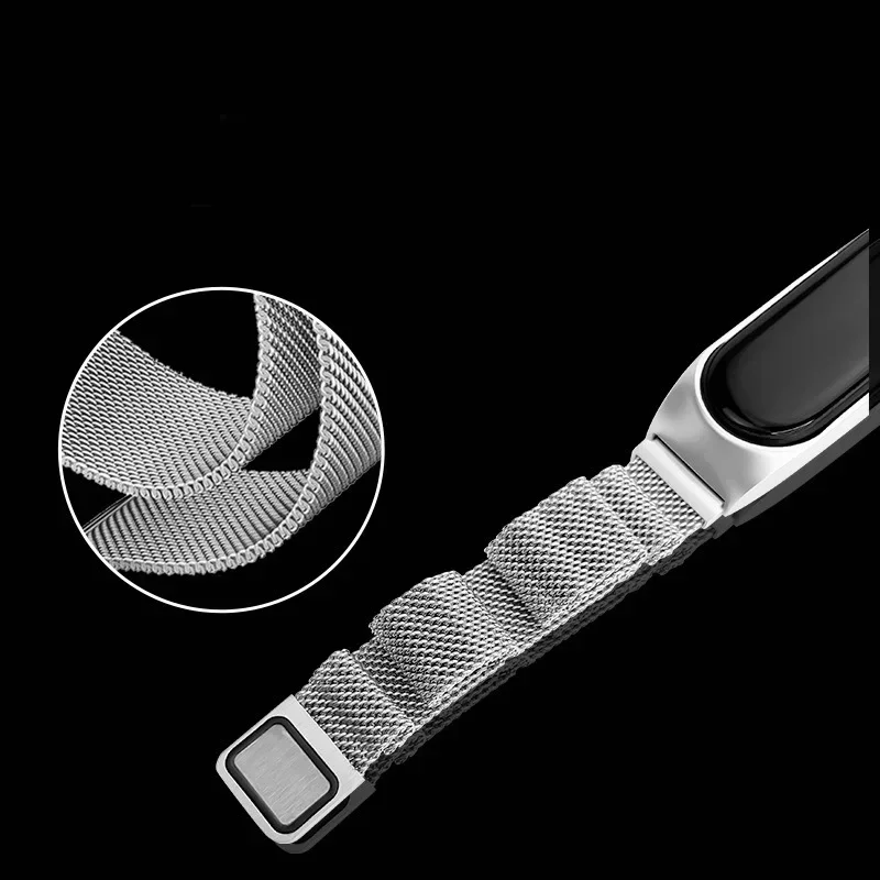 Pulseira para xiaomi mi banda 7 nfc cinta esporte milanese loop pulseira miband7 smartwatch cinto de substituição na mi banda 5 4 3 6