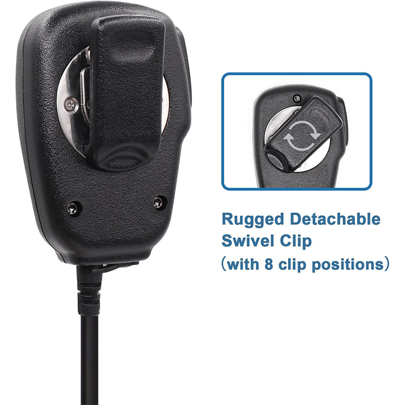 HM-186LS Speaker Microphone for ICOM ID-31E ID-51E ID-52E IP100H IP501H IC-F200 IC-U20 ID-50E IP503H ID-52A ID-50A ID-31A radios