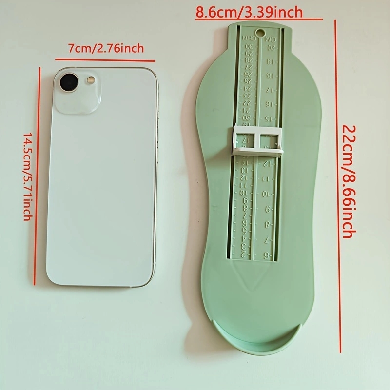 Mesure du pied pour bébé enfant, jauge de raccords de chaussures, jauge de mesure du pied pour bébé, outil de règle de mesure de la taille des chaussures