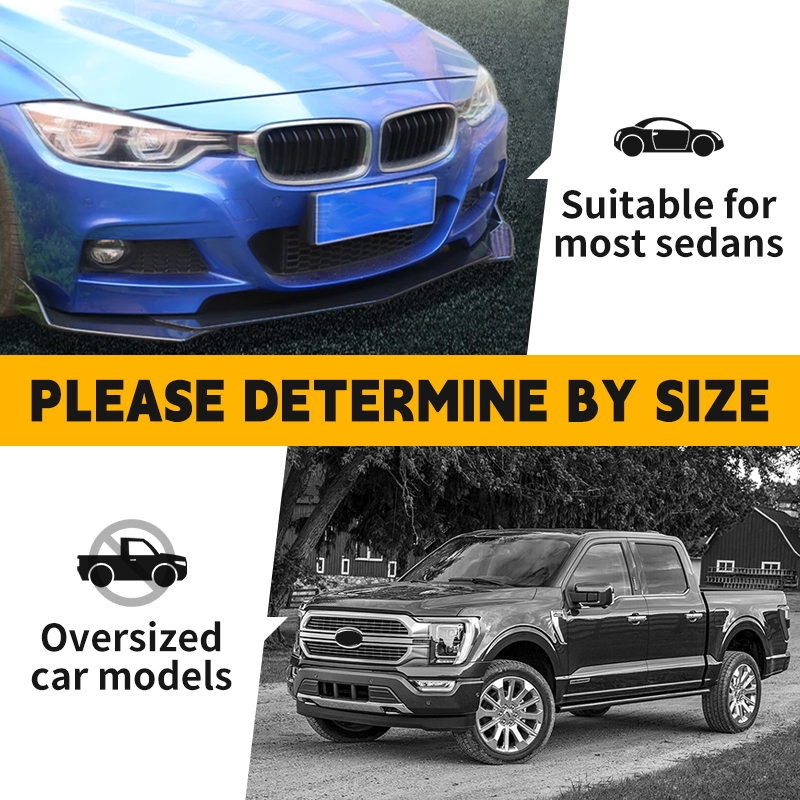 5 個調整可能な ABS フロントユニバーサルバンパーセパレーターボディキットアヒルリップスプリッターフォルクスワーゲン用 BMW 用アウディ用ホンダ