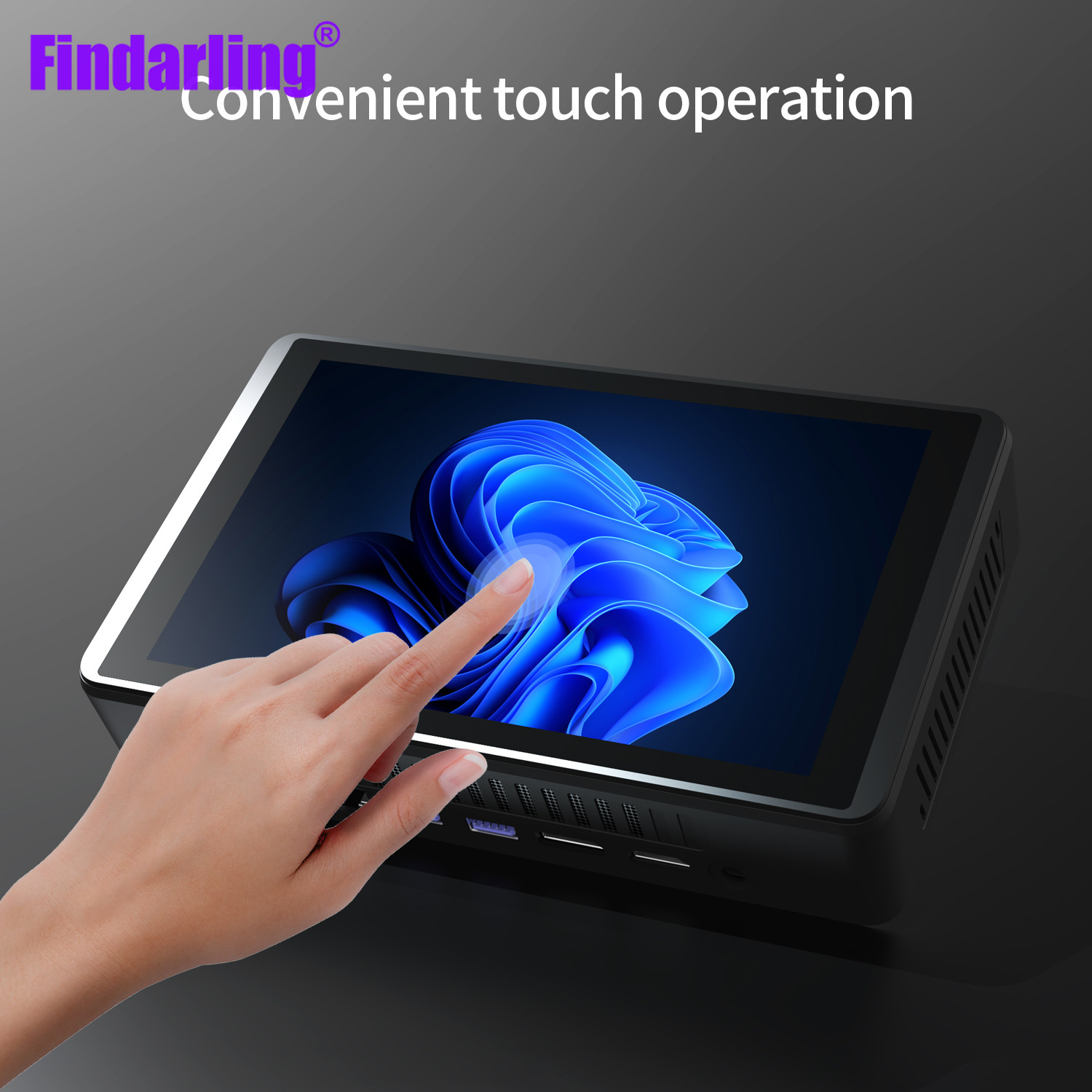 CPU Intel N95 Windows 11 mini pc with 8 inch touch screen DDR4 SSD WIFI6 industrial tablet mini pc all-in-one computer