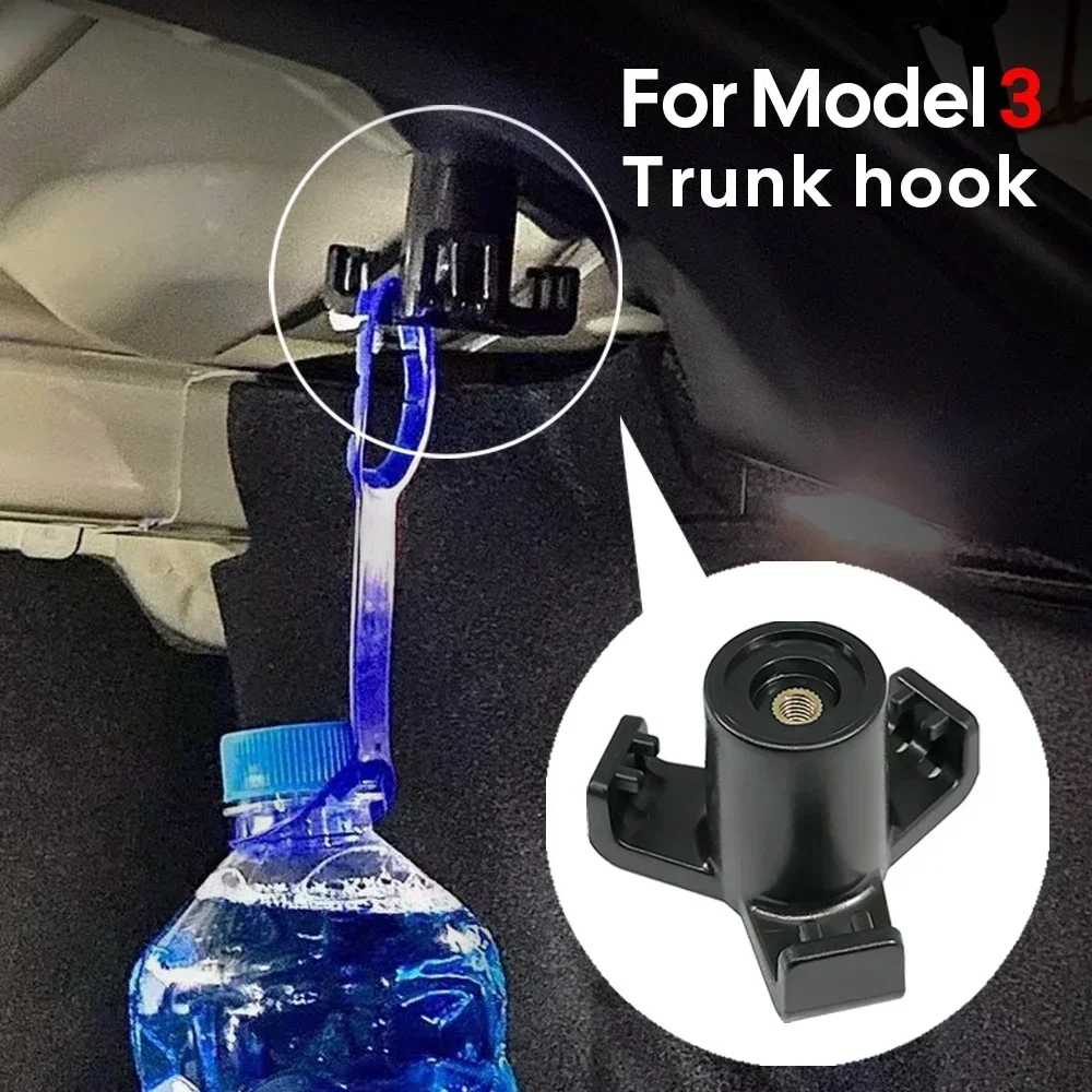 Kofferbakhaak Boodschappentas Haak Auto Hanger Accessoires Bagageruimte Handschoen voor Tesla Model 3/Nieuw Model 3 Highland 2024 2025