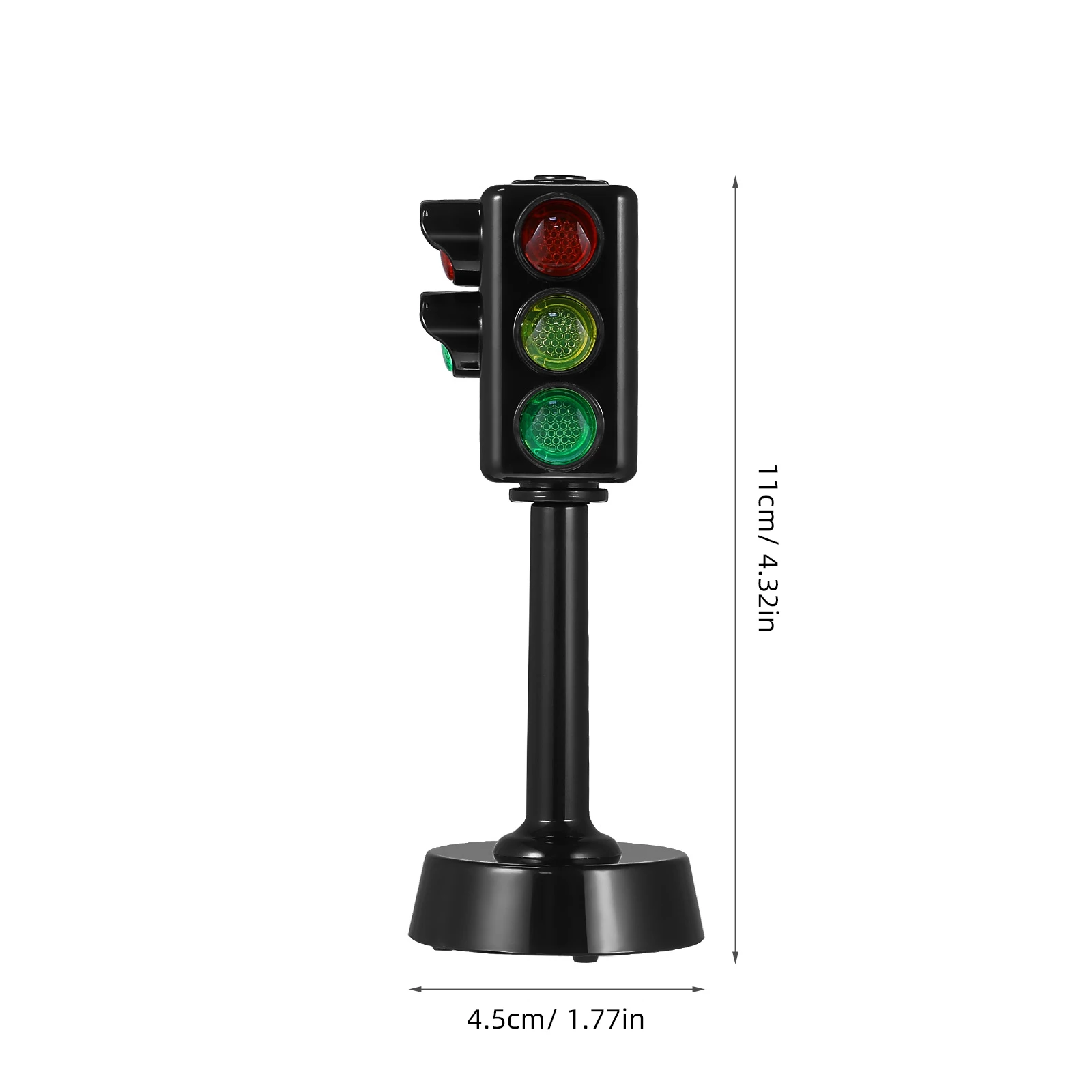 2PCS/Set Traffic Lights Toys Classic Parking Lot Scene Plastic Models Toy Mini Kids Early Educational Learning Puzzle Gifts