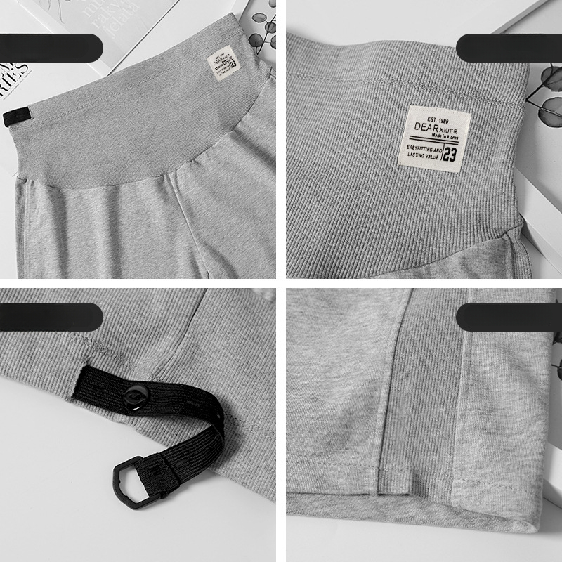 Pantalon de maternité grande taille pour femmes enceintes, short réglable pour dames, Capri ample, été 2025