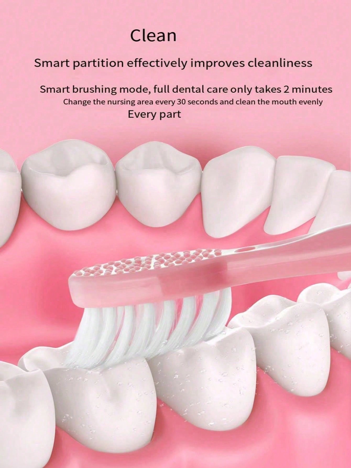 Electric Toothbrush Adult Automatic Couples Set, Suitable For Home Or Travel Use, Random Brush Head Colors