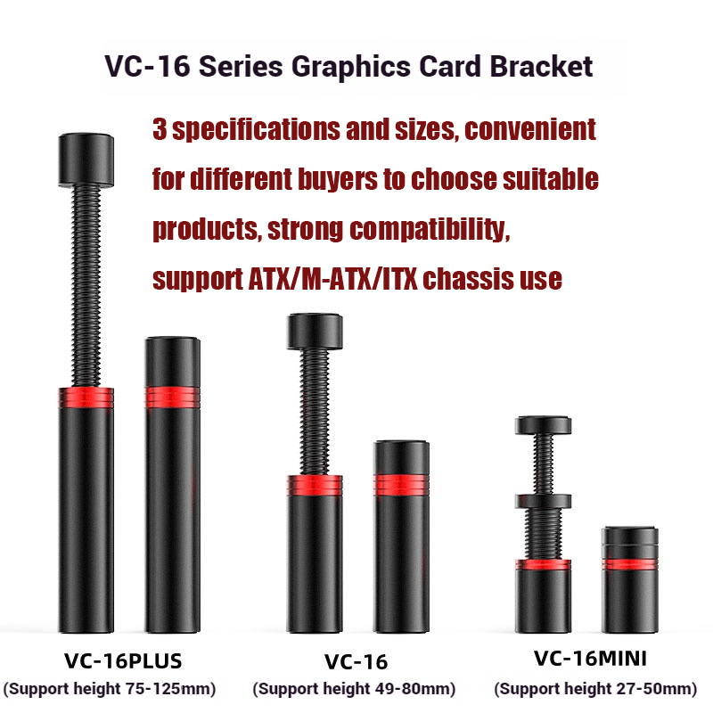 Support universel pour carte graphique GPU, Support rotatif télescopique Vertical, Support magnétique, Support de carte vidéo