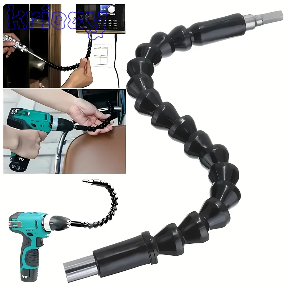 Extensión de destornillador Flexible, soporte de broca Flexible, punta de eje hexagonal suave para destornillador eléctrico, adaptador de serpiente, conexión magnética