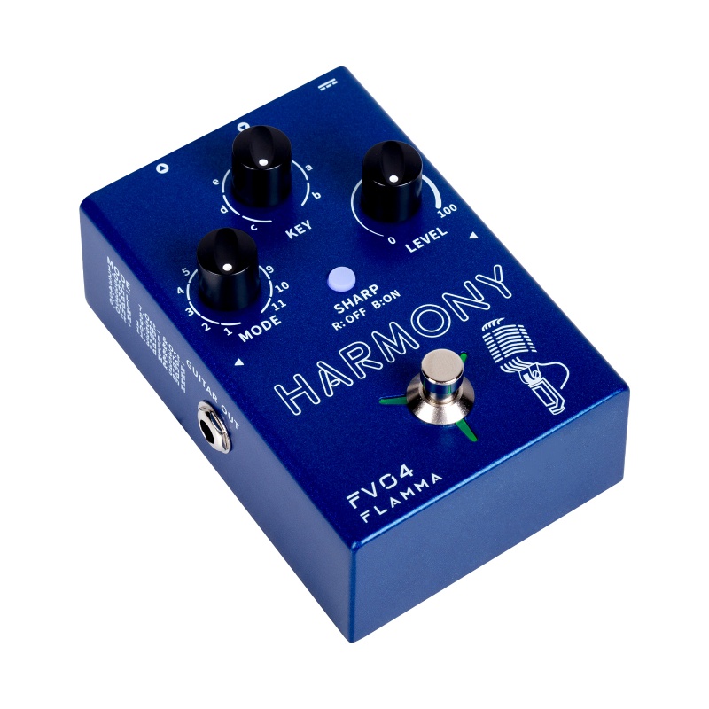 FLAMMA FV04 Prosesor Efek Vokal Harmoni 12 Pitch dengan 11 Mode Harmoni Berbeda 48V Daya Phantom