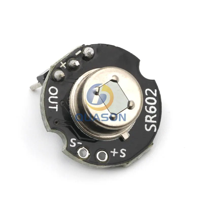 SR602 MINI Cảm Biến Chuyển Động Báo Module Pyroelectric Hồng Ngoại PIR Bộ Cảm Quan Công Tắc Chân Đế Cho Arduino Diy Với Ống Kính