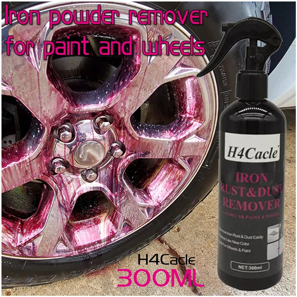 H4Cacle สีรถและล้อเหล็กอนุภาคผงทําความสะอาด Super Rust Dust Remover สเปรย์โลหะ Surface Defender Auto Rim Cleaner