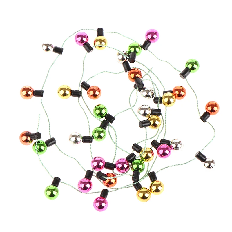 1Pc 1m String Of Fake Light Christmas Good Decoration DIY Dollhouse Miniature Mini Furniture Accessories String Lights