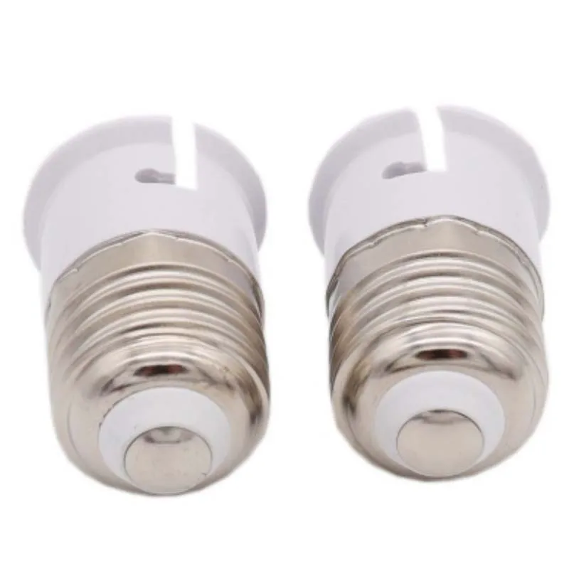 Trắng B22 Để E27 Đèn Led Chiếu Sáng Giá Đỡ Đèn Chuyển Đổi Vít Bóng Đèn Ổ Cắm Adapter LED Tiết Kiệm Đèn Halogen Căn Cứ 3A 220V