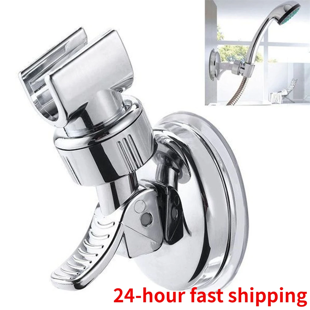 Soporte Universal para cabezal de ducha, soporte ajustable de 360 grados con ventosa, montaje en pared, sin soporte de perforación, accesorios de baño