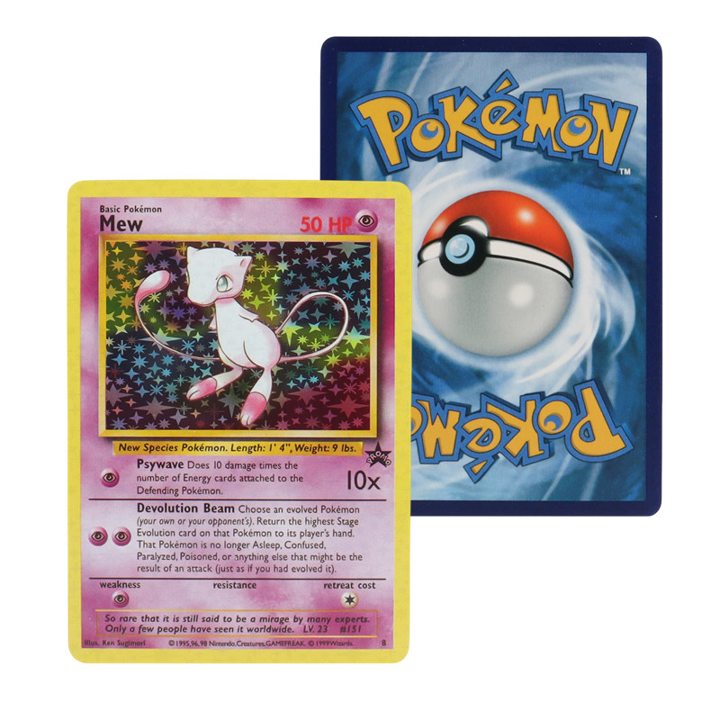 151 Stück 1996 erste Generation Pokémon-Karte Charizard Pikachu Mewtwo Blastoise Sammelkartenspielzeug Englische Version Französische Version