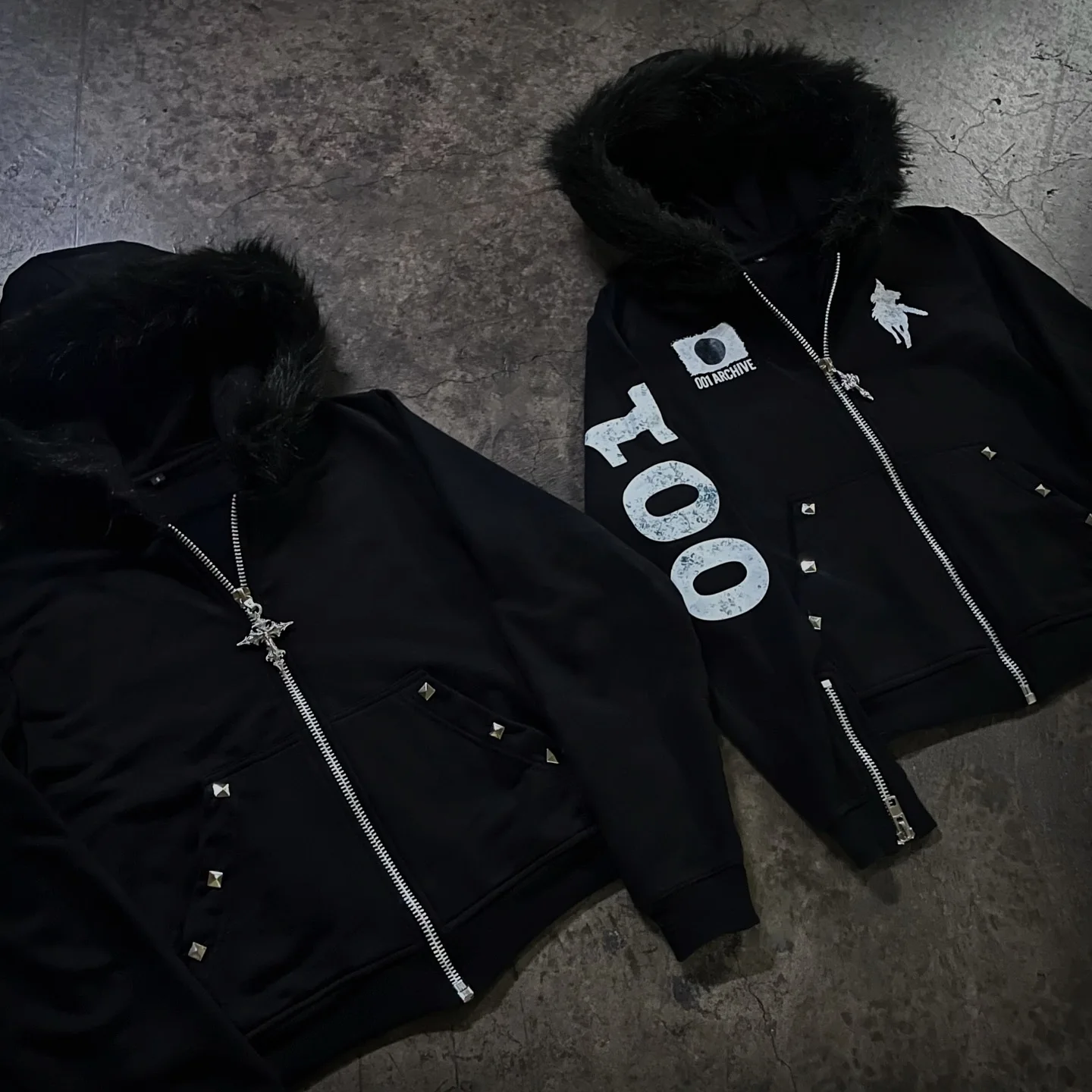 Y2k japão harajuku streetwear europeu juventude rebite moda lã pulôver cidade casual com capuz hiphop impresso moletom casaco