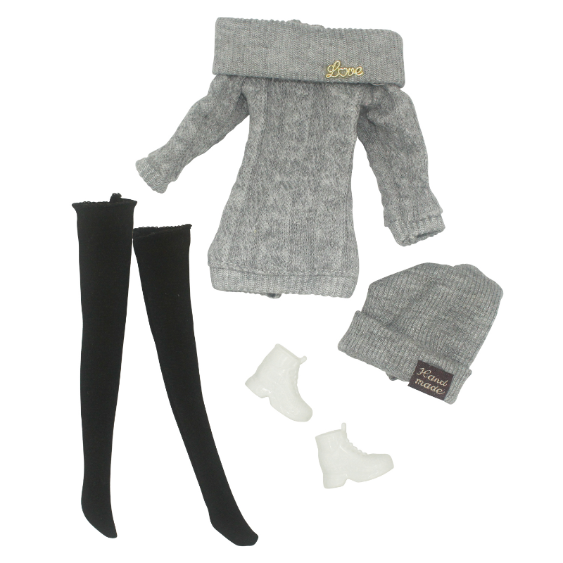 30 cm dünne Puppenkleidung täglich lässig Pullover 4 Stück Anzug Mädchen DIY Dress Up Spielzeug Puppenzubehör