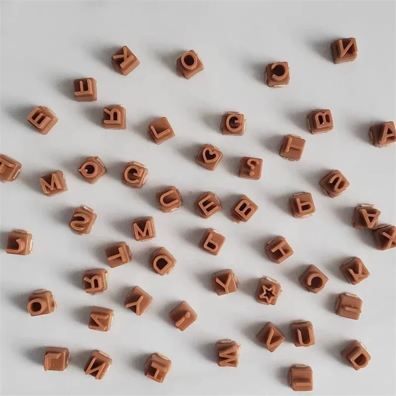 Mini Alphanumeric Stamping Set Polymer Clay Soft Pottery DIY French Earrings Cutting Dies Earring Jewelry Pendant Making Molds