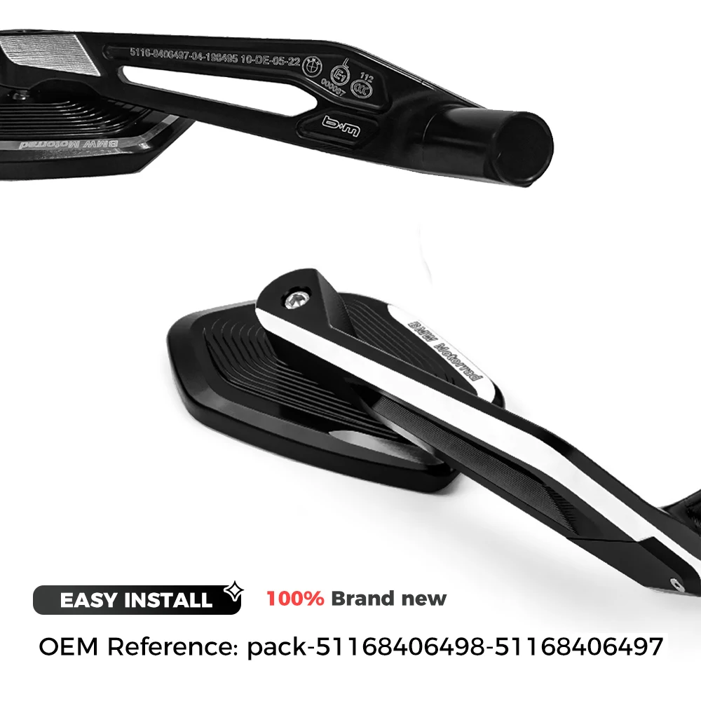 Rearview Mirror For BMW R1300GS R1200GS ADV S1000XR F900R/XR F850GS F750GS R 1300GS Motorcycle Accessories Side Rear View Mirror