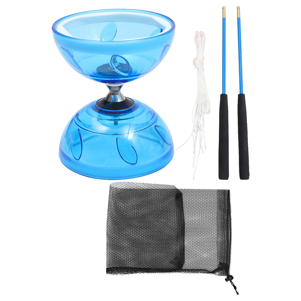 1 Set klares Diabolo-Yo-Yo im Freien, Spielzeug mit Lager, chinesisches Yo-Yo, Diabolo-Spielzeug, Spielzeug für den Außenbereich, Diabolo-Spielzeug für Übungen