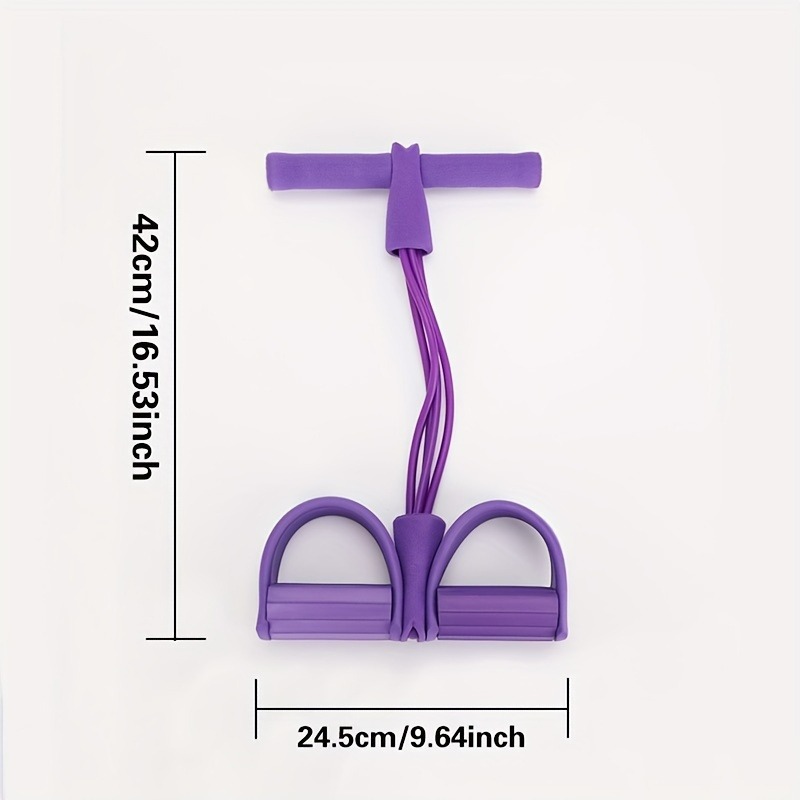 Thickened Four-Tube Abdominal Pull-Up Machine for Women, Home Yoga Fitness Equipment with Exercise Rope