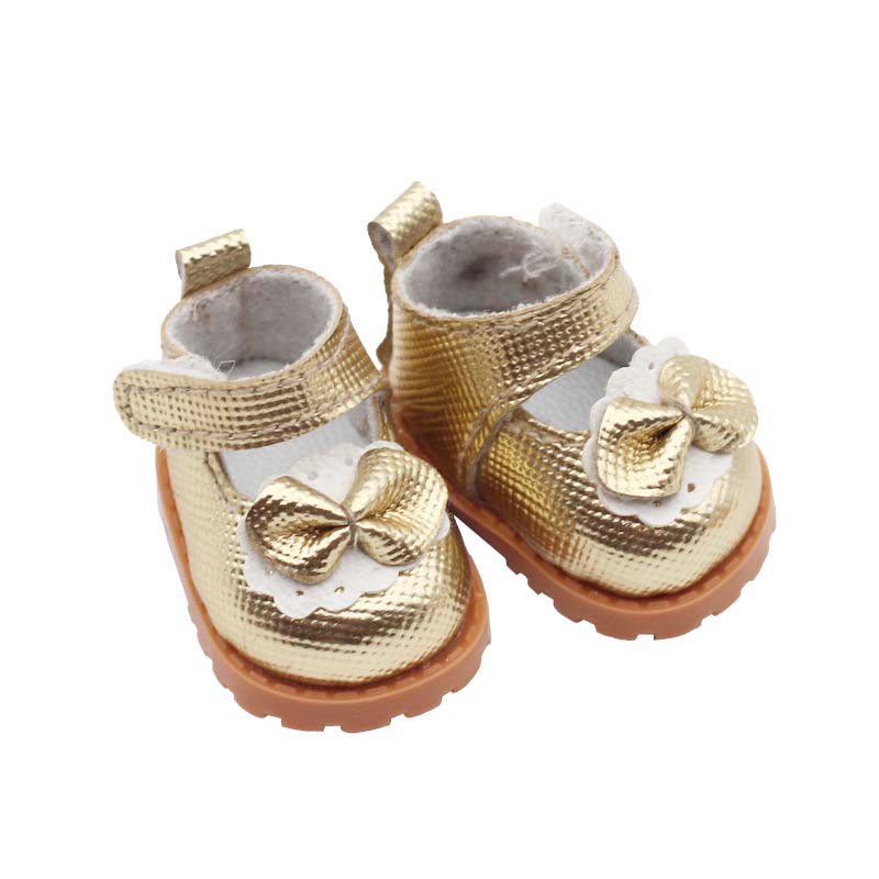 1 Paar Multi Color Labubu Puppenschuhe Labubu Bogenschuhe für 17 cm Labubu Zubehör Puppenfingerschuhe Puppenlederschuhe